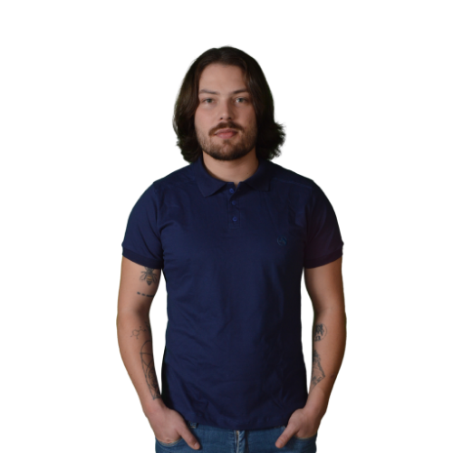 CAMISA POLO AZUL