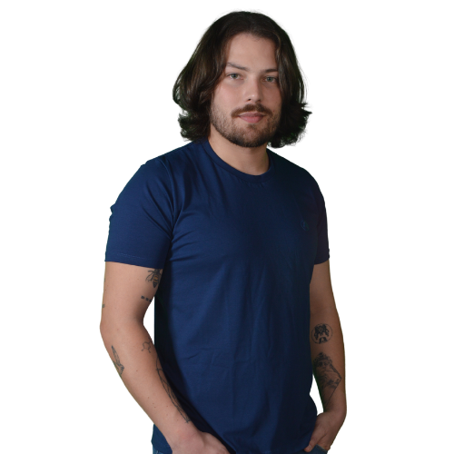 CAMISETA BASICA AZUL